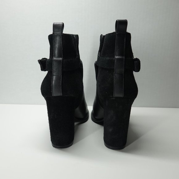 Nine West Leather and Suede Booties Size 6.5 - Picture 3 of 5